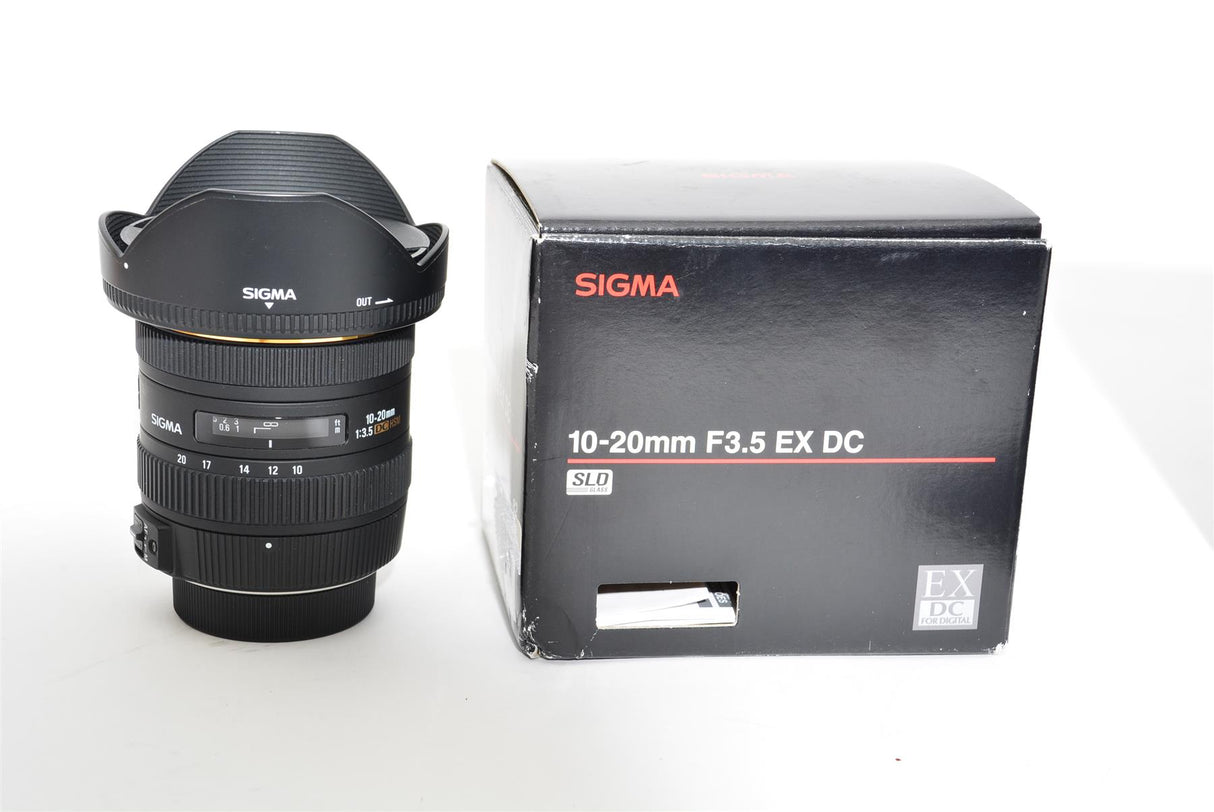 Used Sigma 10-20mm f/3.5 EX DC HSM for Nikon
