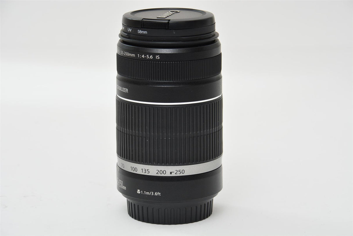 Used Canon EF-S 55-250mm f/4-5.6 IS Lens