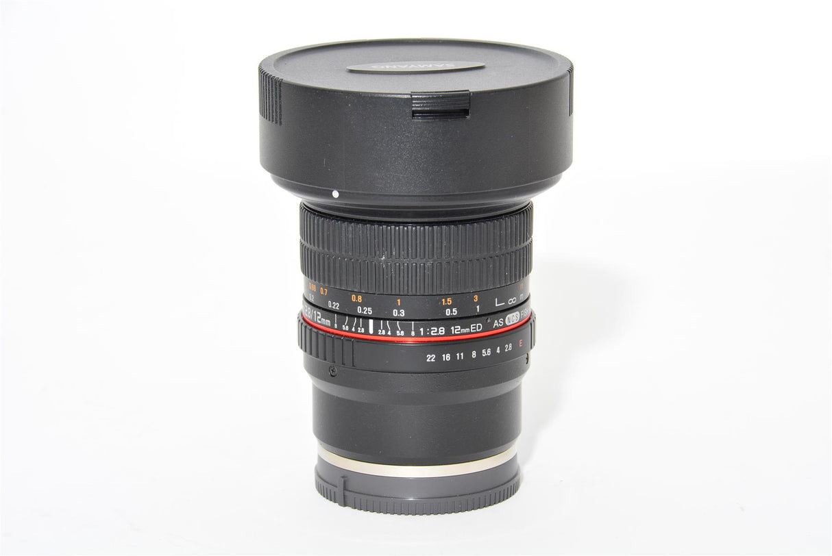 Ex Demo Samyang 12mm f/2.8 ED AS NCS Fisheye Lens For Sony E