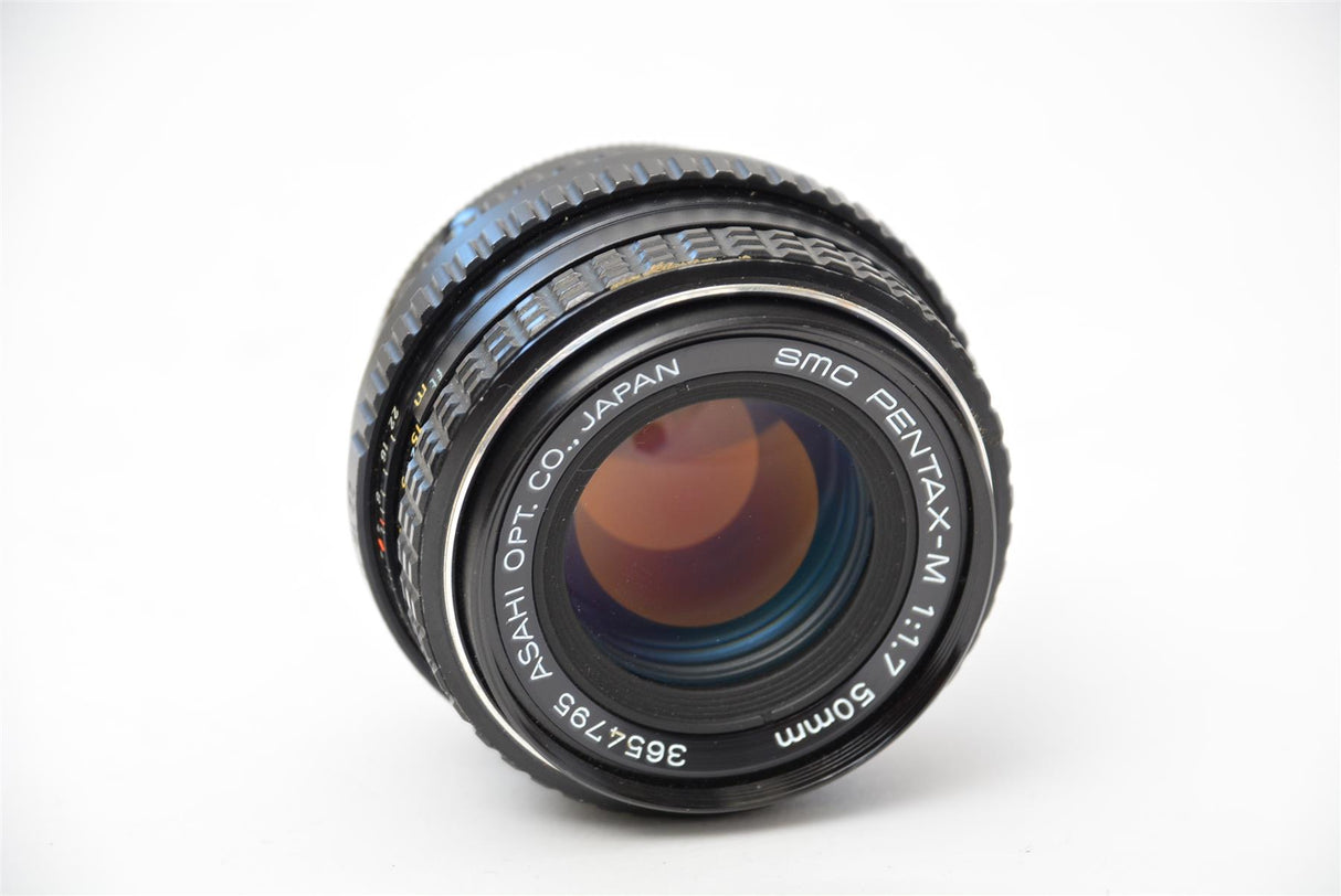 Used Pentax-M SMC 50mm f/1.7 K Mount Lens