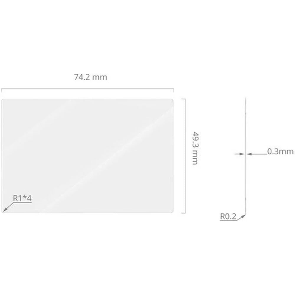 SmallRig 5803 Screen Protector for Fujifilm X100VI/X100V/X-E4/X-T4/X-T5/Ricoh GR IV