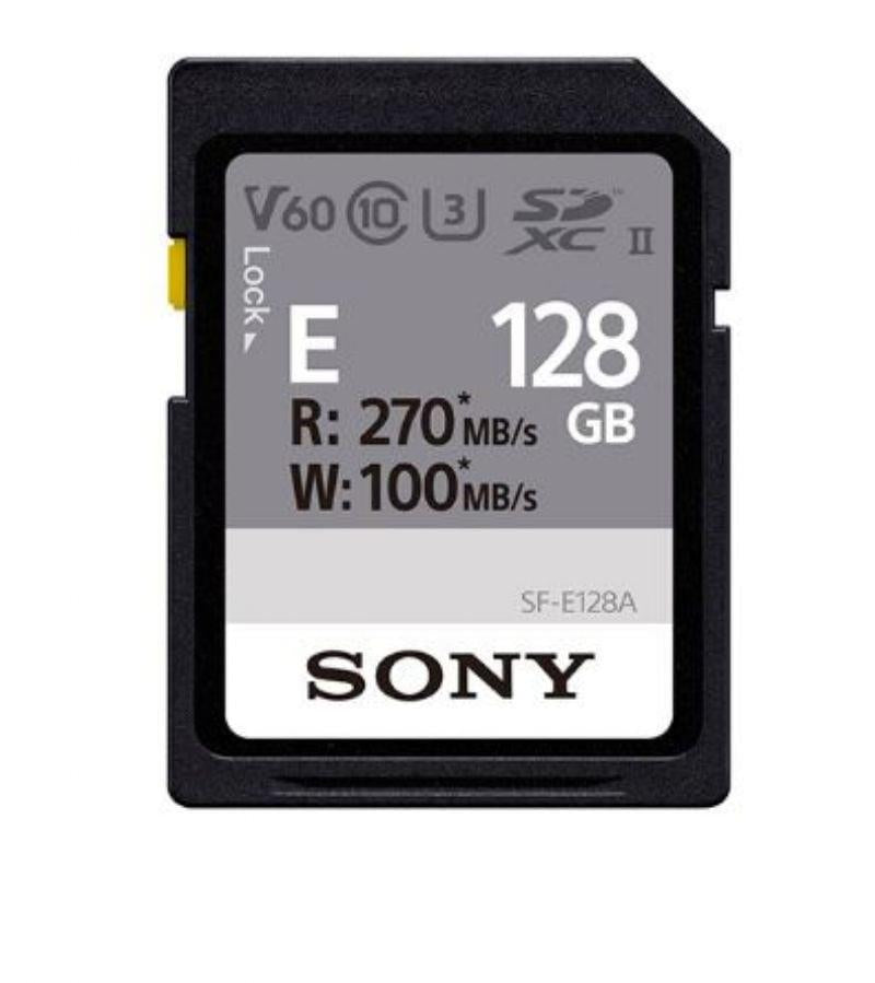 Sony E Series SDXC UHS-II V30 270x 100 MB/s - 128 GB Memory Card