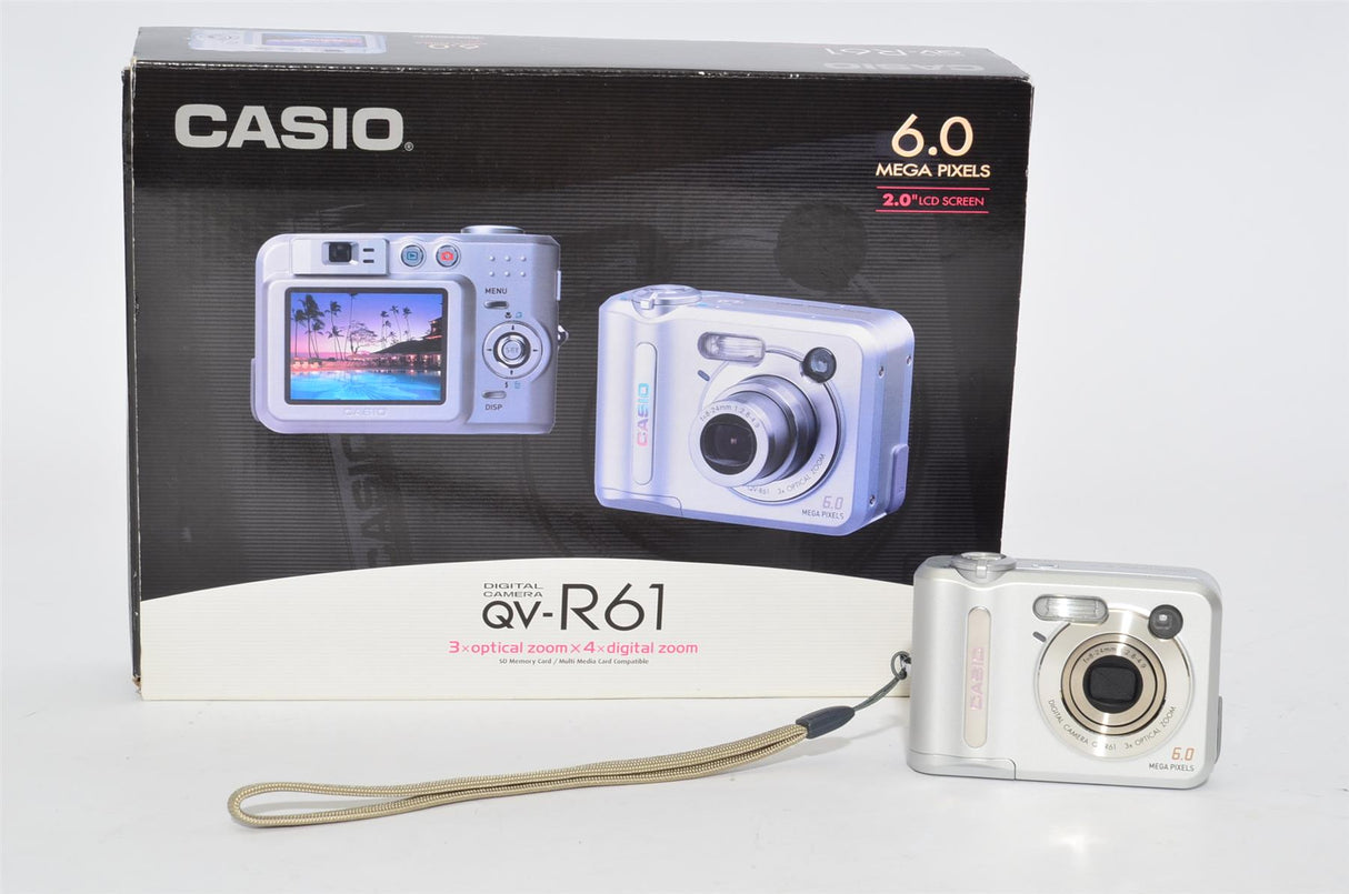 Used Casio QV-R61 Compact Digital Camera