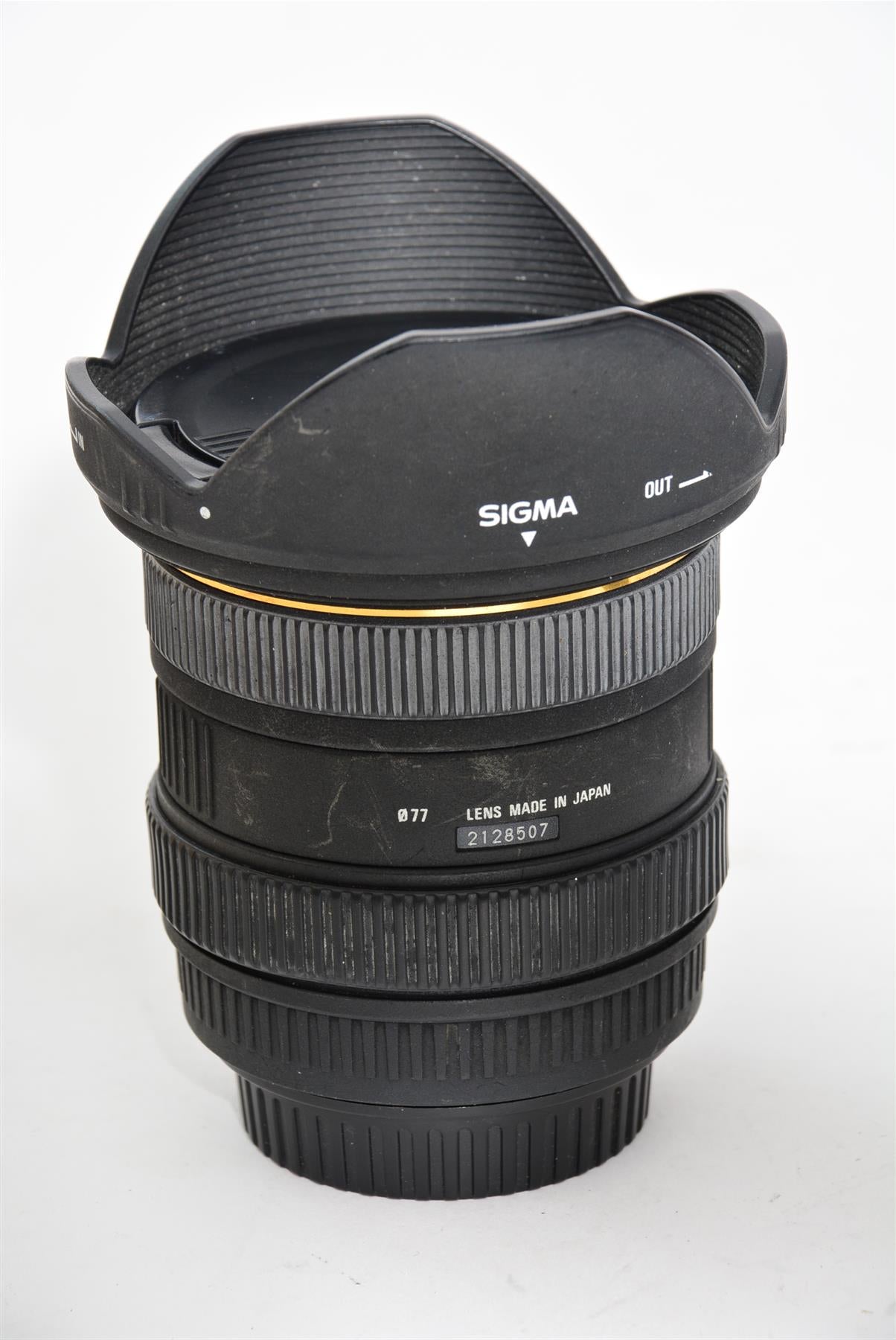 Used Sigma 10-20mm f/4-5.6 DC HSM Lens for Canon