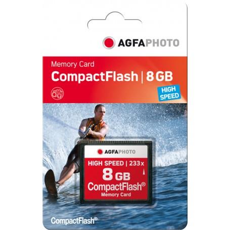 AgfaPhoto CF 233x Compact Flash Memory Card - 8GB
