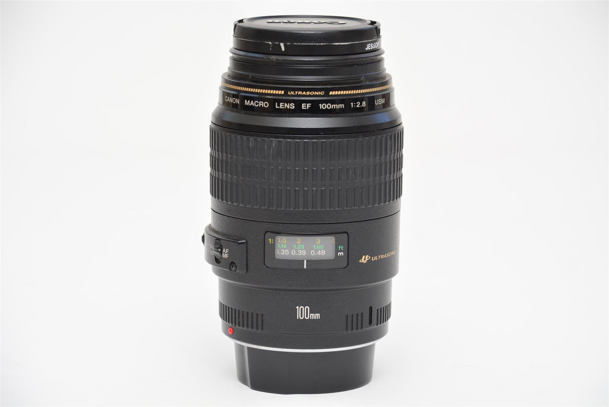 Used Canon EF 100mm f/2.8 USM Macro Lens