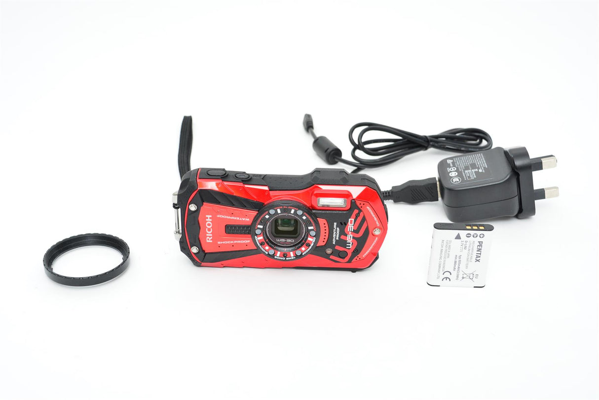 Used Ricoh WG-30 Waterproof Camera