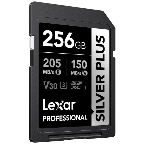Lexar Professional SDXC UHS-1 - Silver Plus Series - V30 R255/W180MB/s - 256 GB