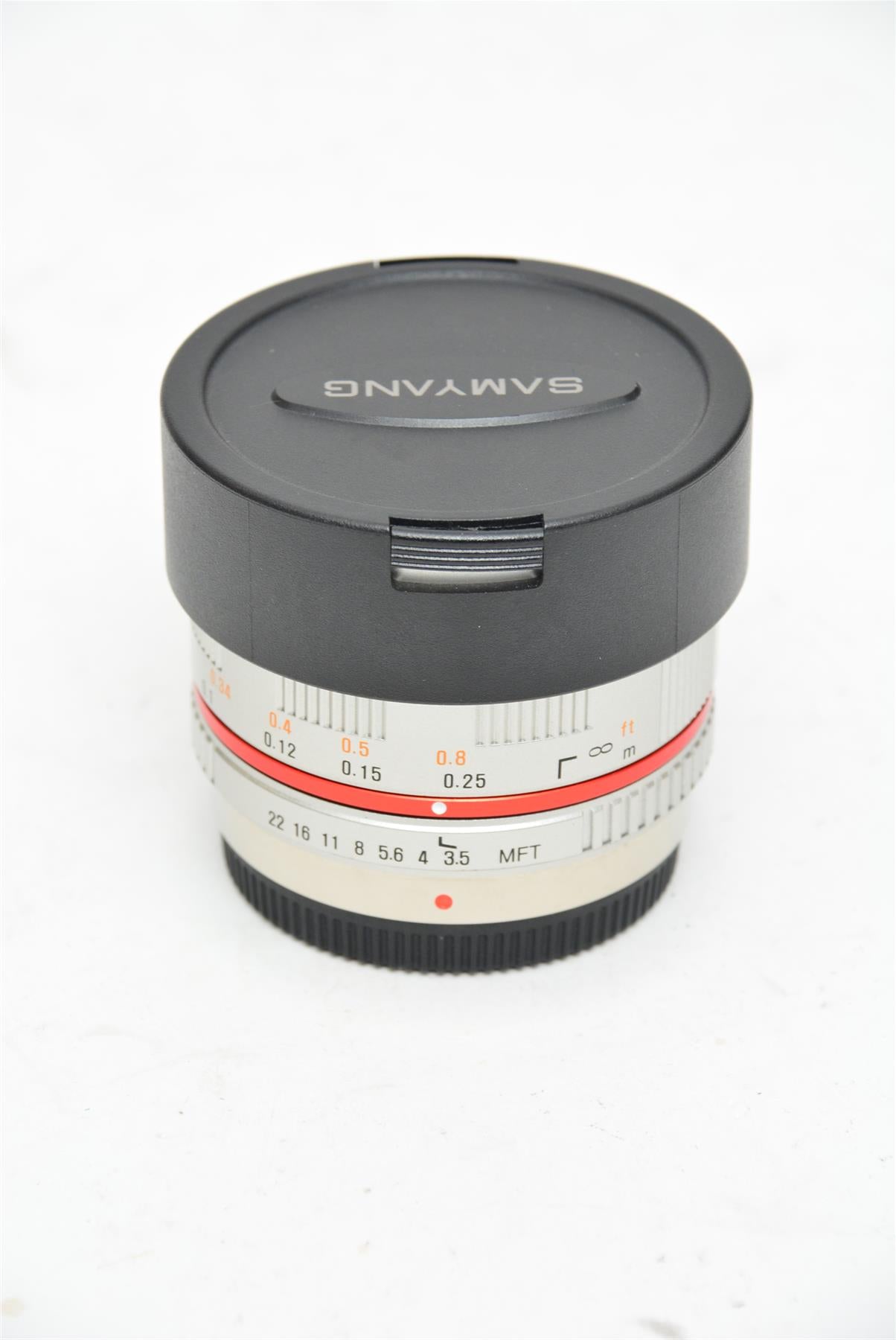 Used Samyang 7.5mm f/3.5 UMC Fisheye MFT Lens - Silver