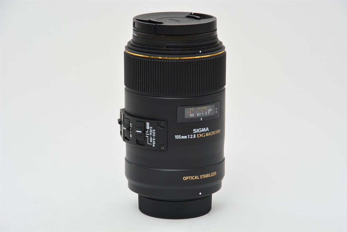 Used Sigma 105mm f/2.8 EX DG Macros OS Nikon Fit Lens
