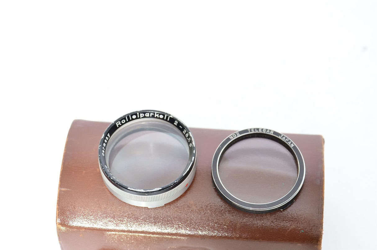 Used Rolleinar 2 Filter Set - Red Green Soft Filter