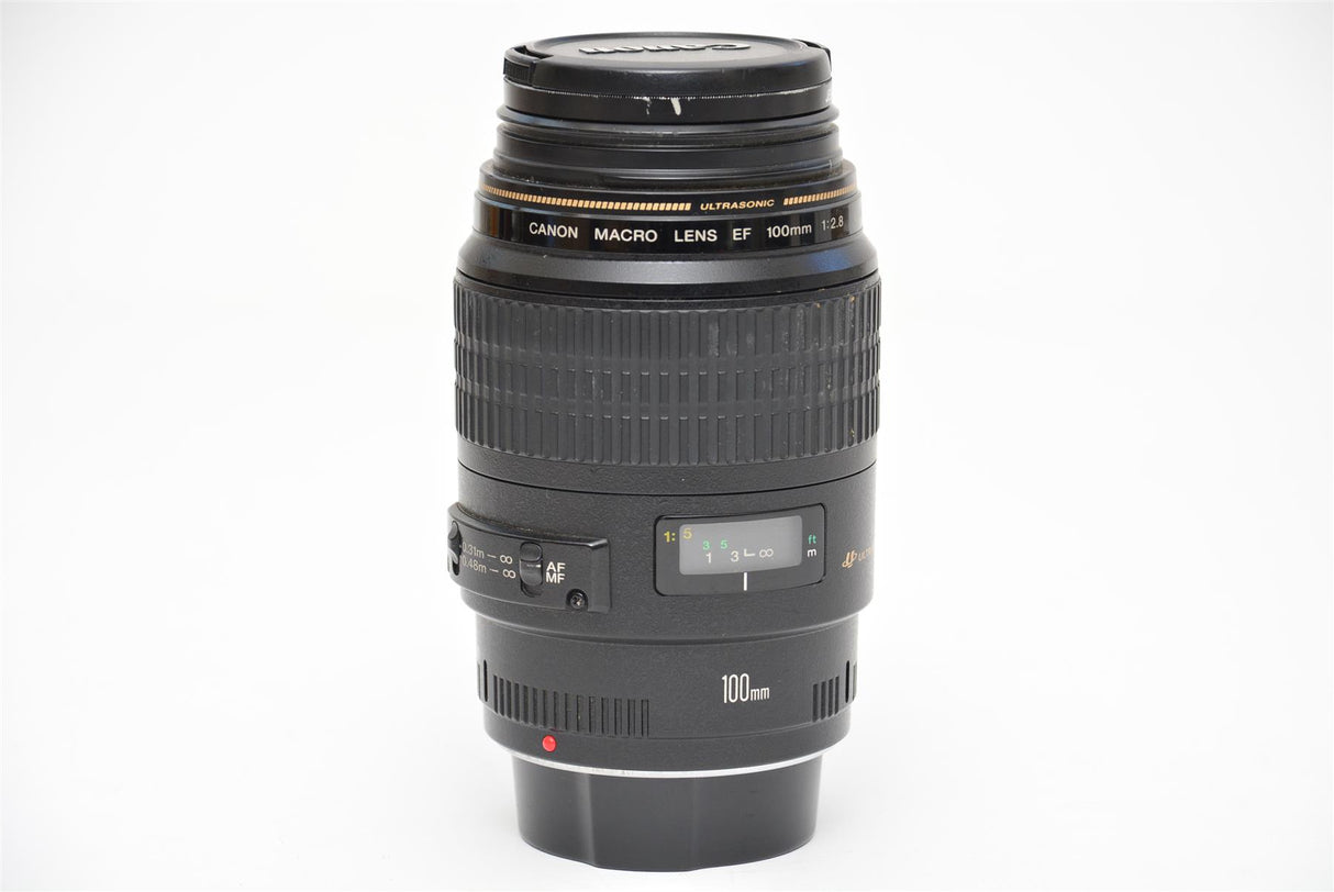 Used Canon EF 100mm f/2.8 USM Macro Lens