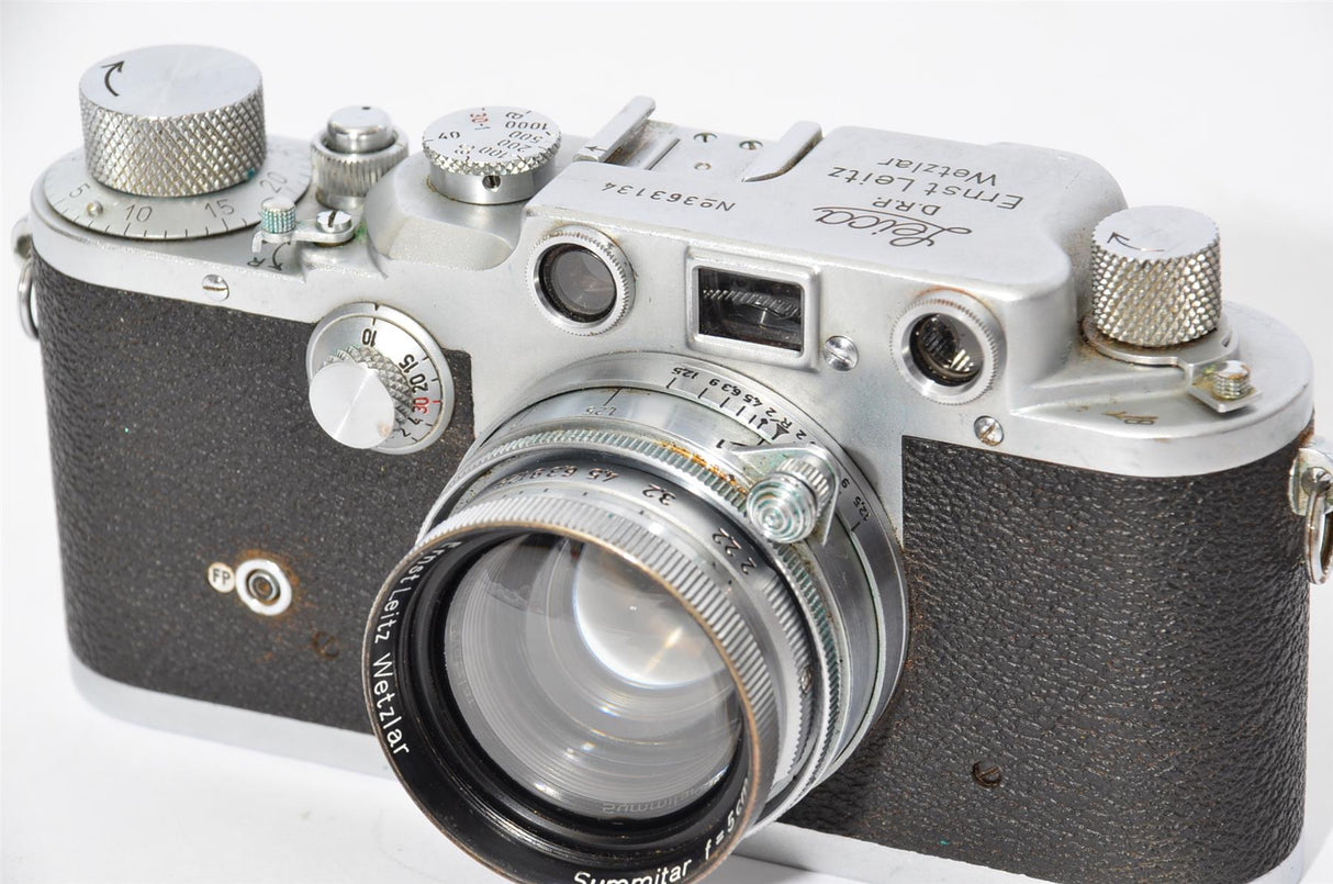 Used Leica 111c D.R.P. Ernst Leitz Wetzlar With Summitar f=5cm 1:2 Lens TESTED