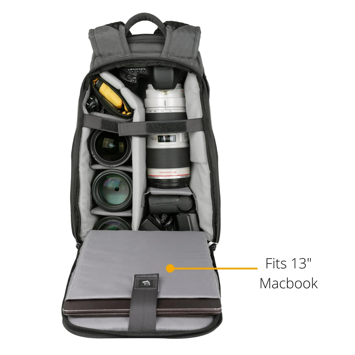VEO ADAPTOR R44 BK BACKPACK WITH USB PORT - REAR ACCESS