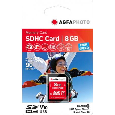 AgfaPhoto SDHC UHS-1 Class 10 V10 - 8GB
