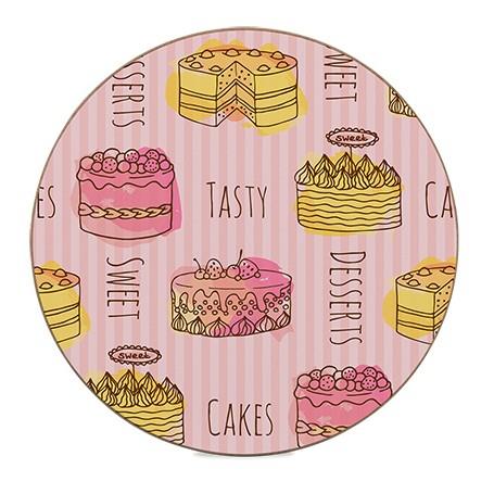 Personalised Coaster Round - 9x9cm - Set of 6