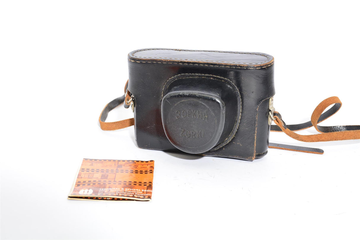 Used Zorki 4K 35mm Film Camera Made in USSR with Jupiter 8 50mm F2 Lens