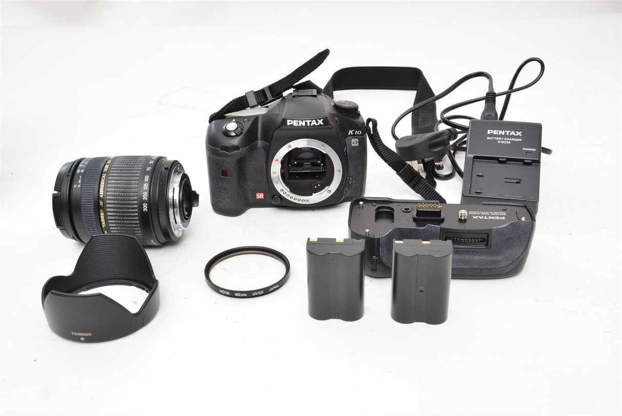 Used Pentax K10D with Tamron 28-300mm 3.5-6.3 Macro Lens