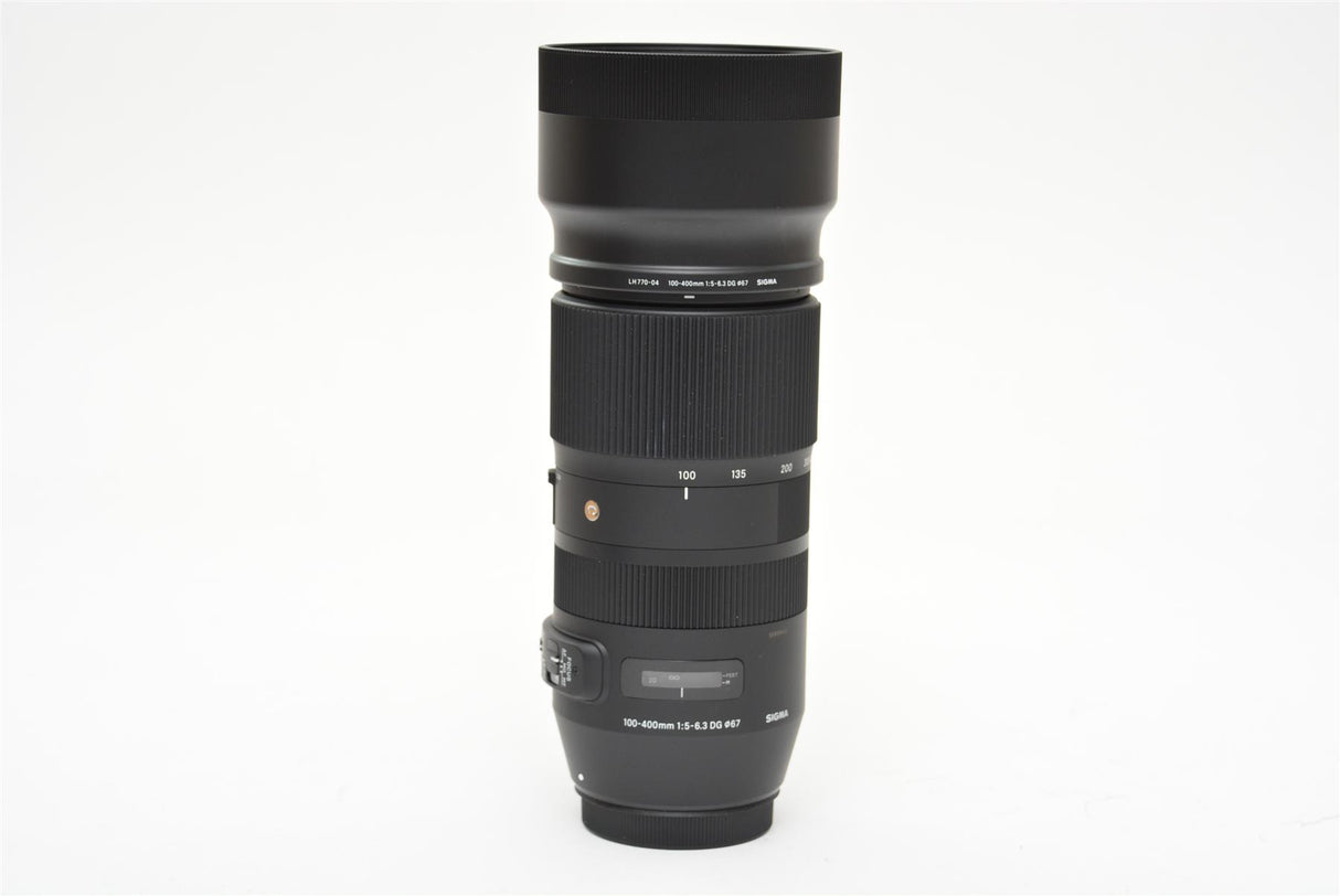Used Sigma 100-400mm f/5-6.3 DG Canon Fit Lens