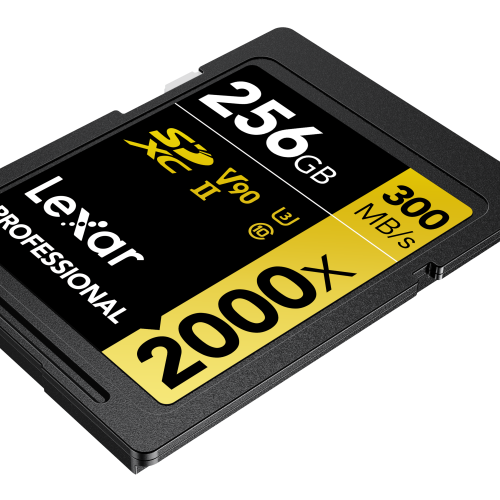 Lexar SDXC UHS-II - Pro Gold Series - V90 2000x 300MB/s - 256GB