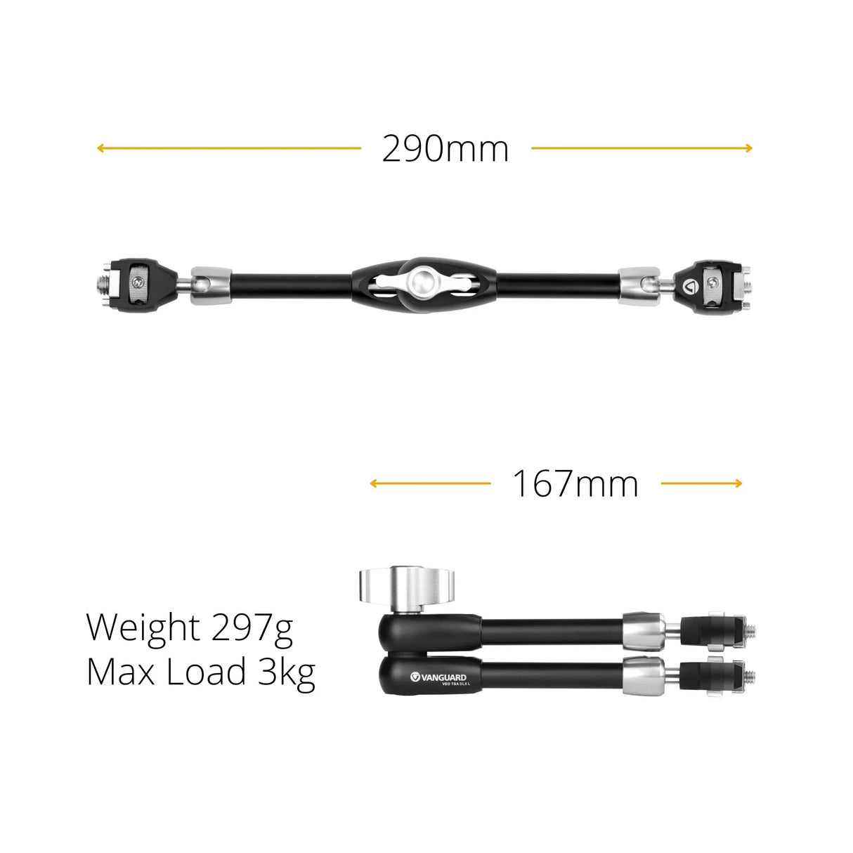 VEO TSA DLX L TRIPOD SUPPORT ARM - LARGE