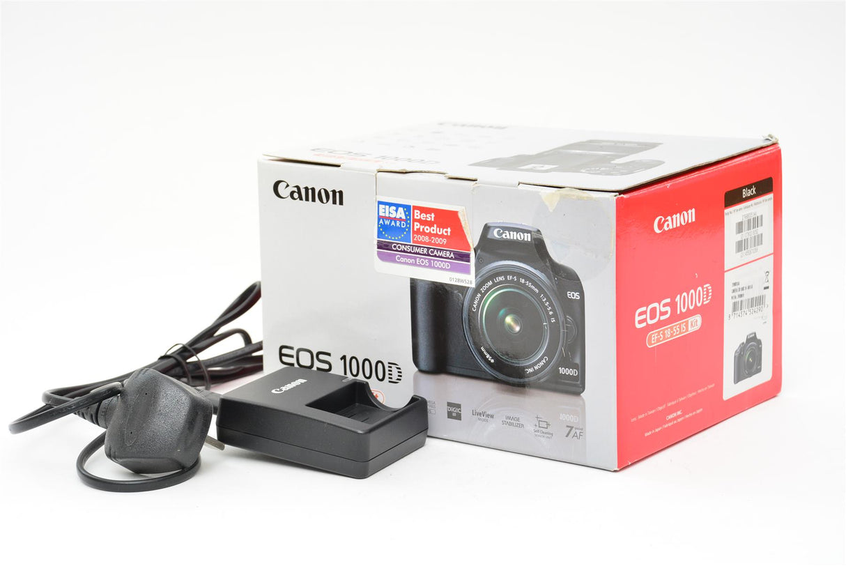 Used Canon EOS 1000D Camera with EFS 18-55mm Lens