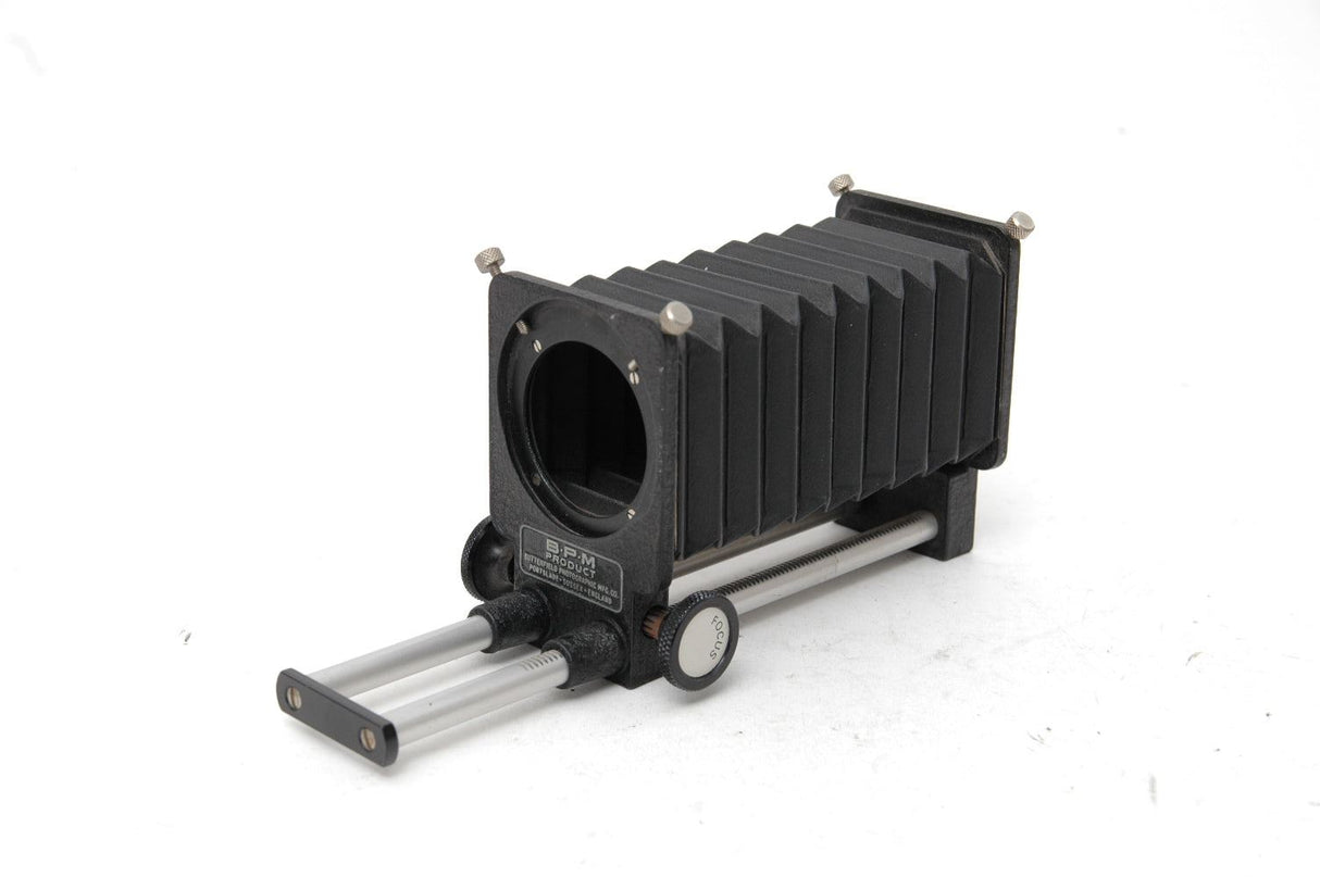 Used BPM Universal Bellows Unit for Macro Photography (Required Lens Adapter)