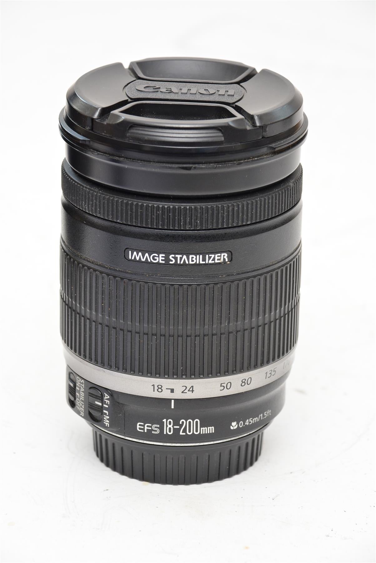 Used Canon EFS 18-200mm f/3.5-5.6 IS Zoom Lens
