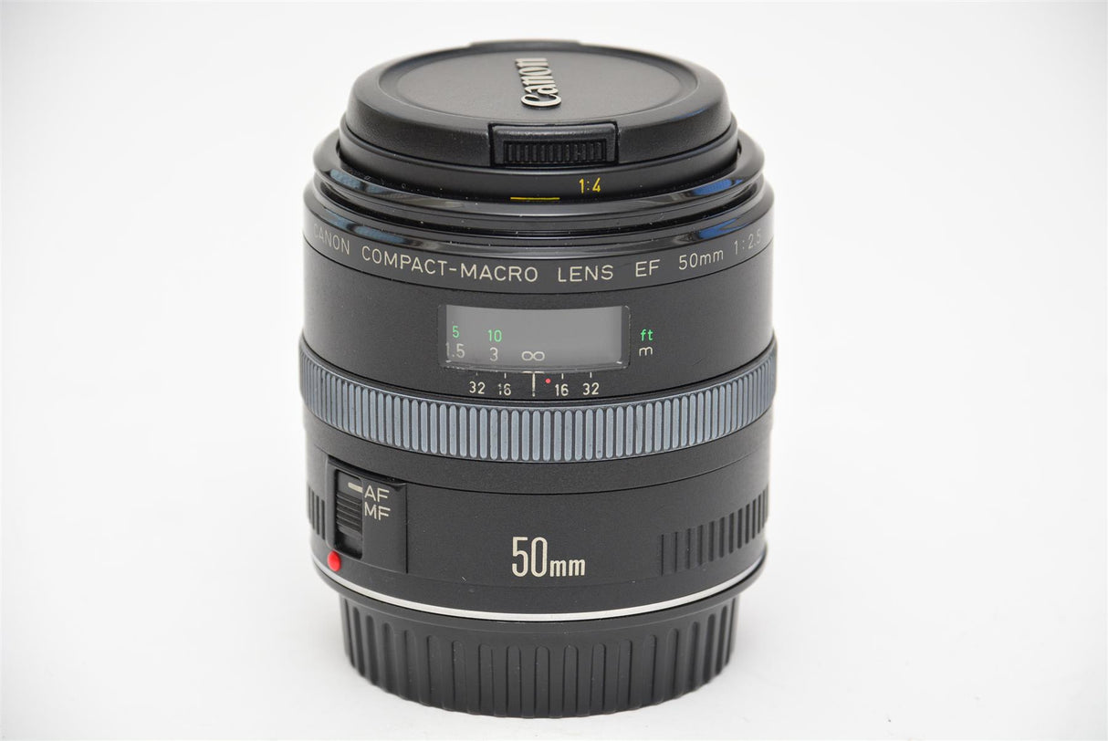 Used Canon EF 50mm f/2.5 Compact-Macro Lens