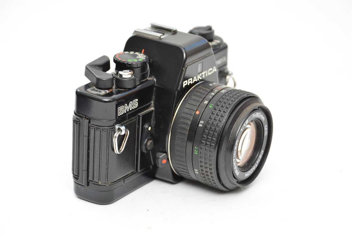 Used Praktica BMS with 50mm Prakticar f/1.8 Lens