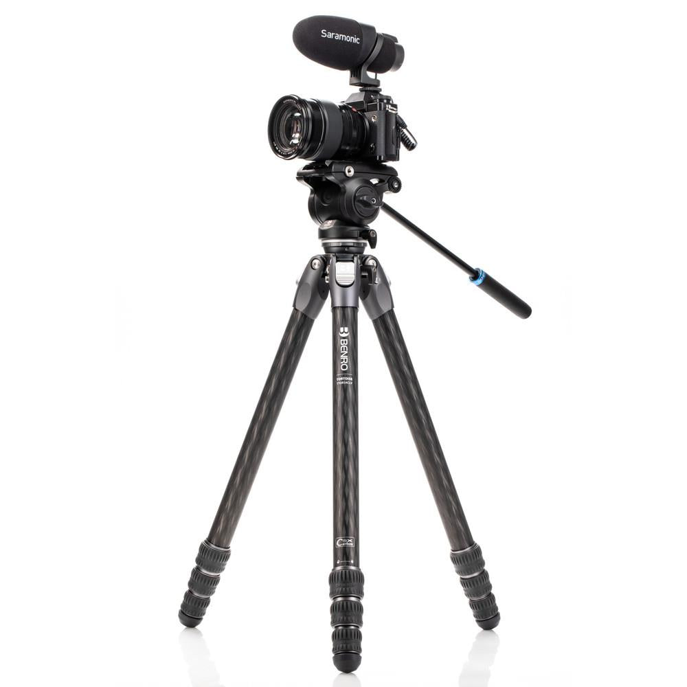 Benro Tortoise 34CLV Tripod with S4PRO Video Head Kit