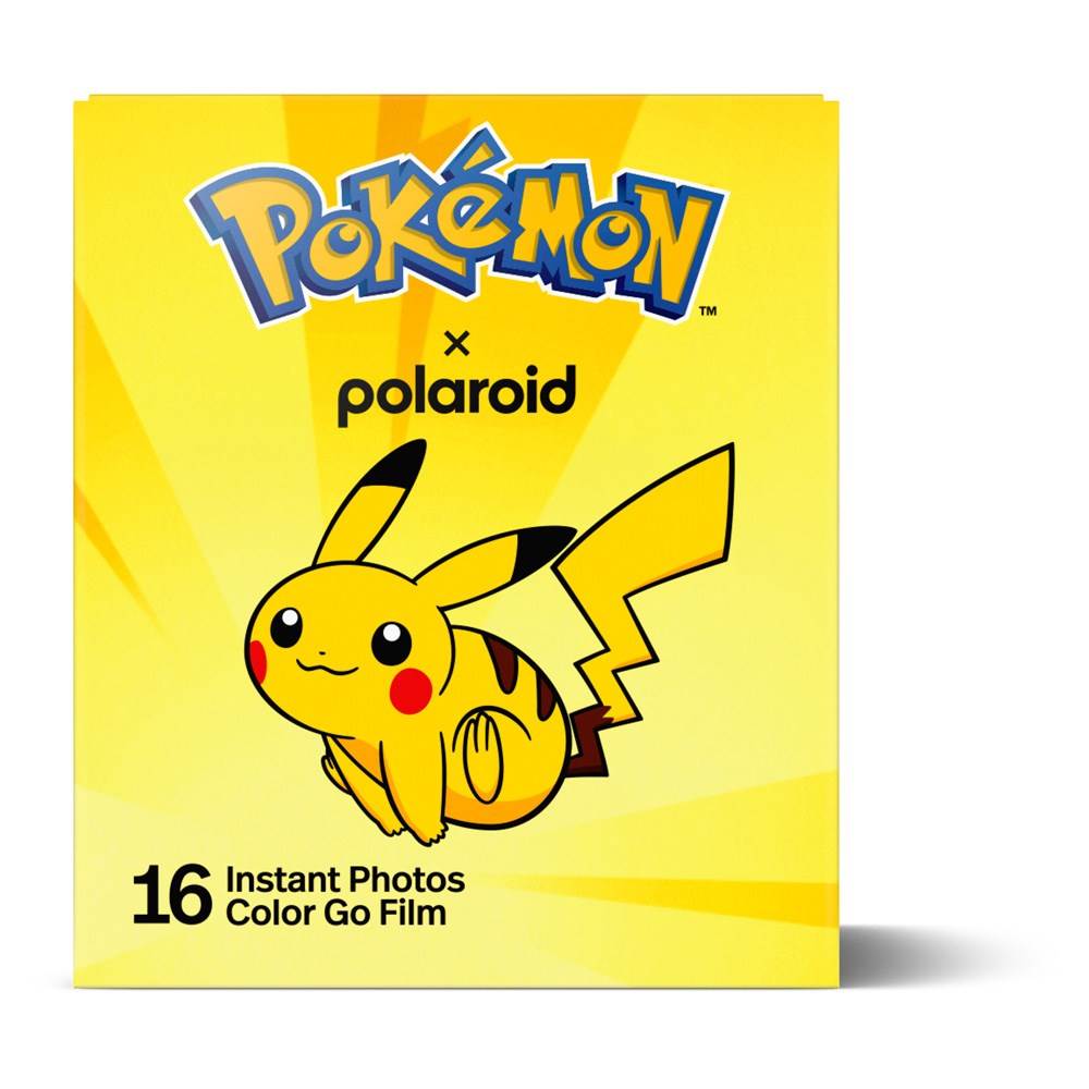 Polaroid Go Color Film 16 Instant Photos Pikachu Edition