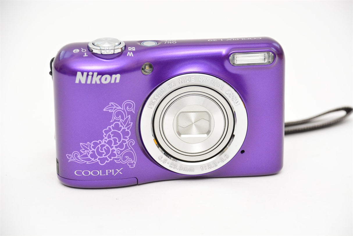 Used Nikon Coolpix L29 Compact Camera - Purple