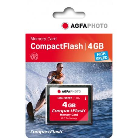 AgfaPhoto CF 120x Compact Flash Memory Card - 4GB