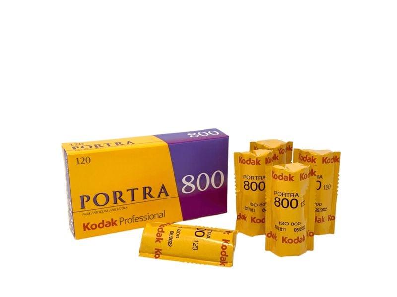 Kodak Portra 800 - Medium Format 120 Roll Film - Single Roll (split from pack of 5)