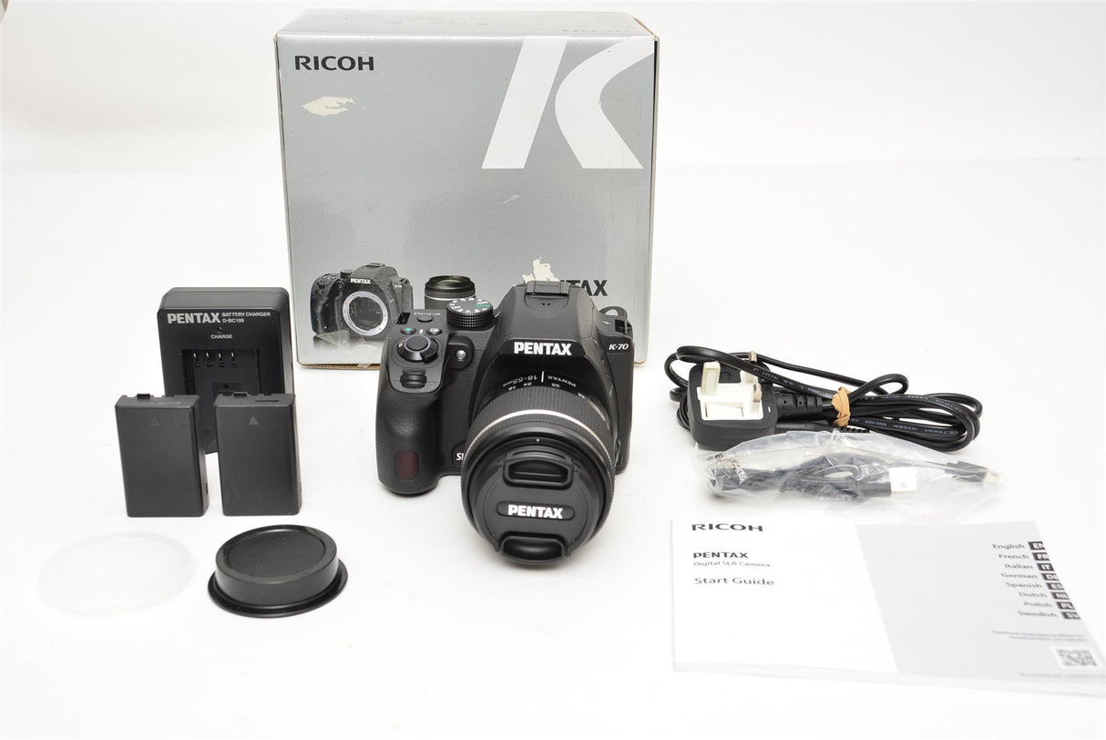 Used Pentax K-70 with 18-55mm f/3.5-5.6 Lens