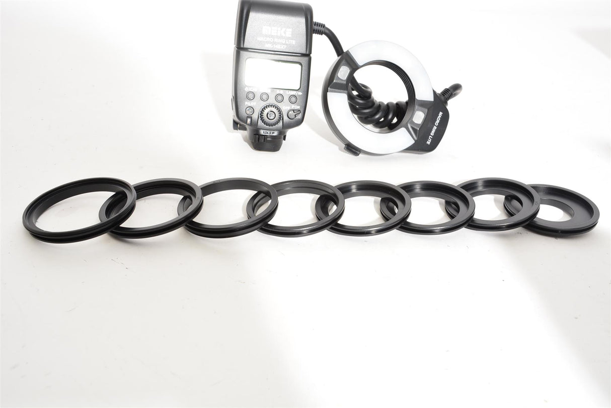 Used Meike MK-14EXT Macro Ring Lite