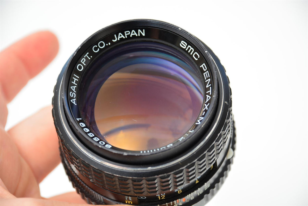 Used Pentax-M SMC 85mm f/2 K Mount Lens