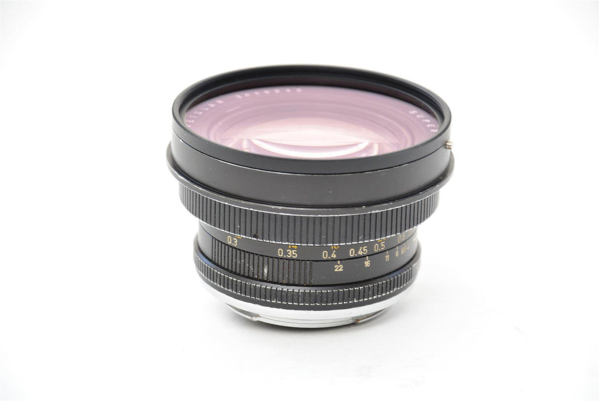 Used Leitz Wetzlar 21mm f/4 Super-Angulon-R Lens