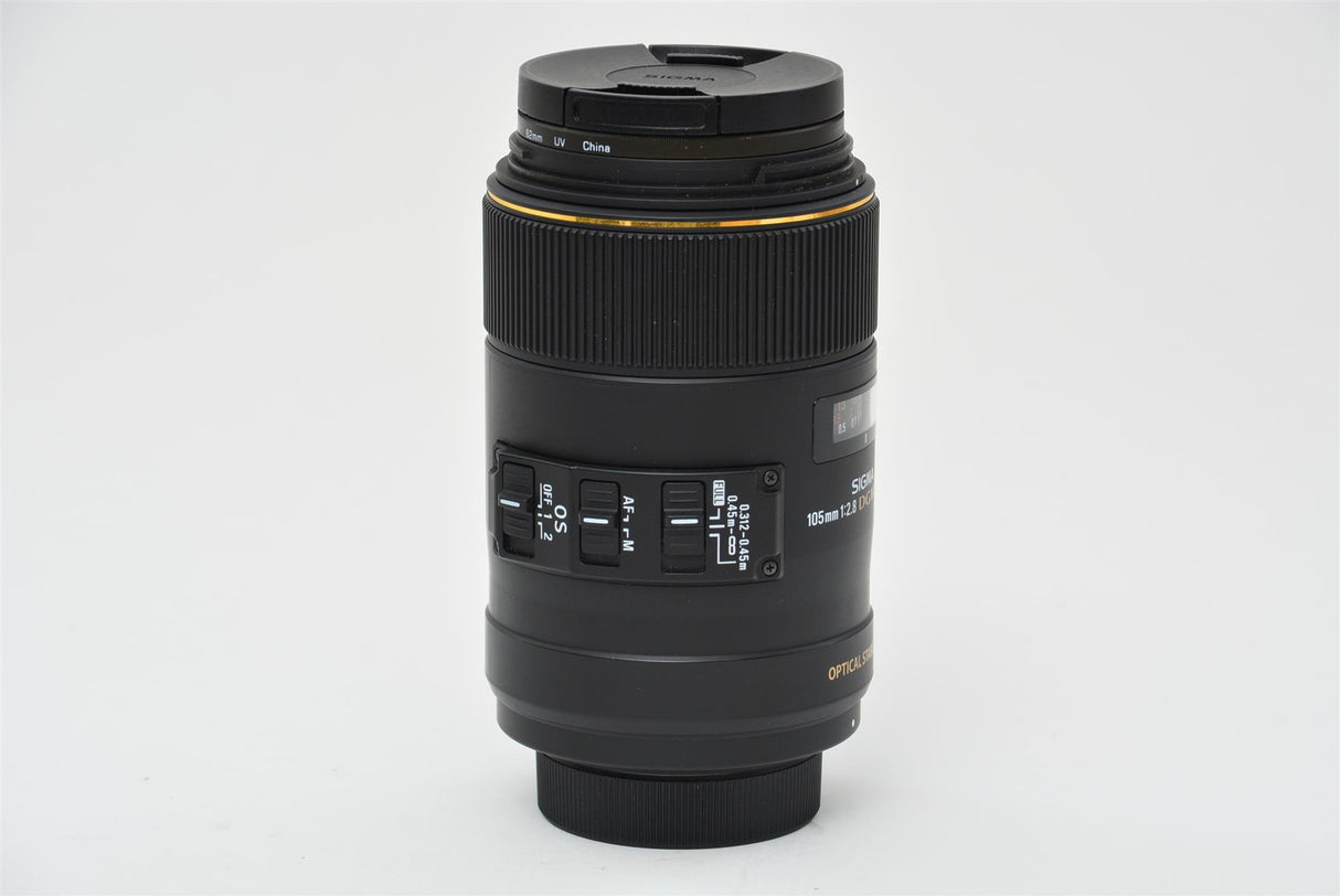Used Sigma 105mm f/2.8 EX DG Macros OS Nikon Fit Lens