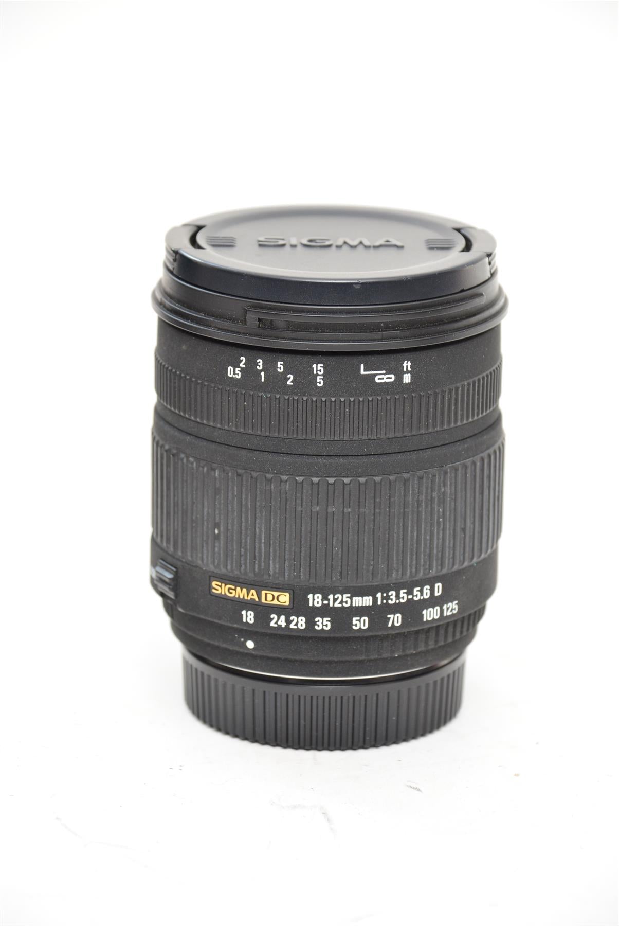 Used Sigma 18-125mm f/3.5-5.6 DC Nikon Fit Lens