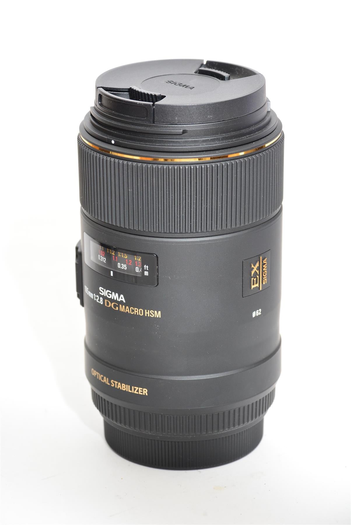 Used Sigma 105mm f/2.8 EX DG Macro OS Canon Fit Lens