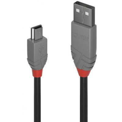 Lindy 1m USB 2.0 Type A to Mini-B Cable,