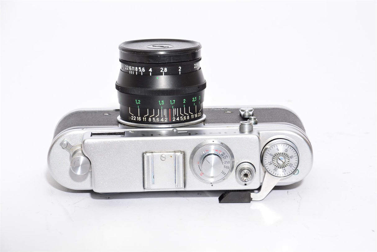 Used Zorki 4K 35mm Film Camera Made in USSR with Jupiter 8 50mm F2 Lens