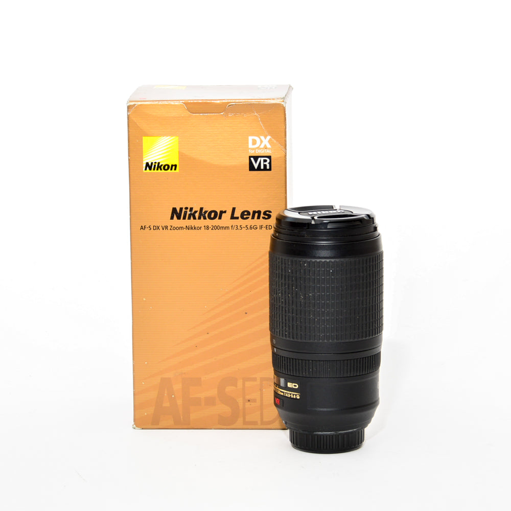 Used Nikon Nikkor AF-S DX VR Zoom 18-200mm f/3.5-5.6 IF-ED Lens