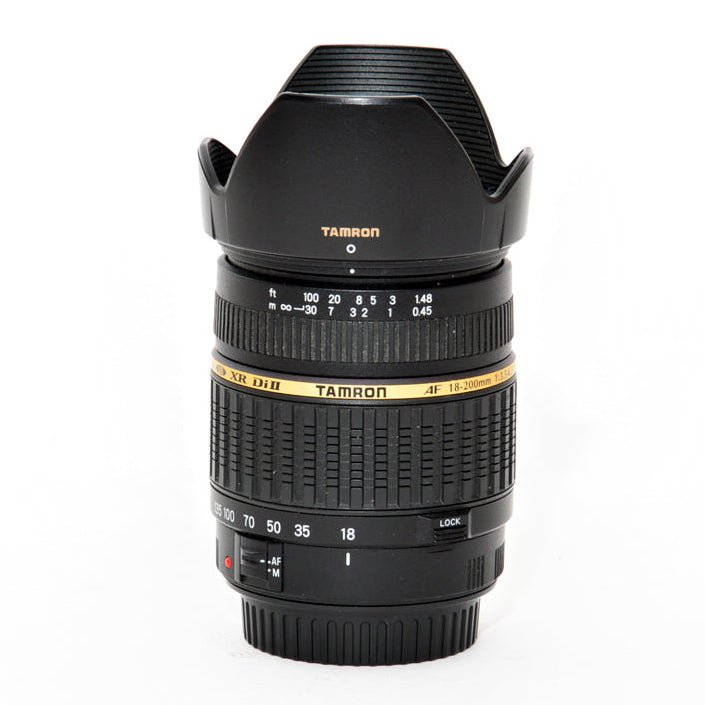 Used Tamron AF 18-200mm f/3.5-6.3 IF Canon EF Macro Lens