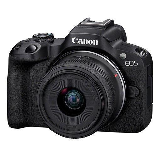 Canon EOS R50 Digital Camera- RF-S 18-45mm Lens - Black