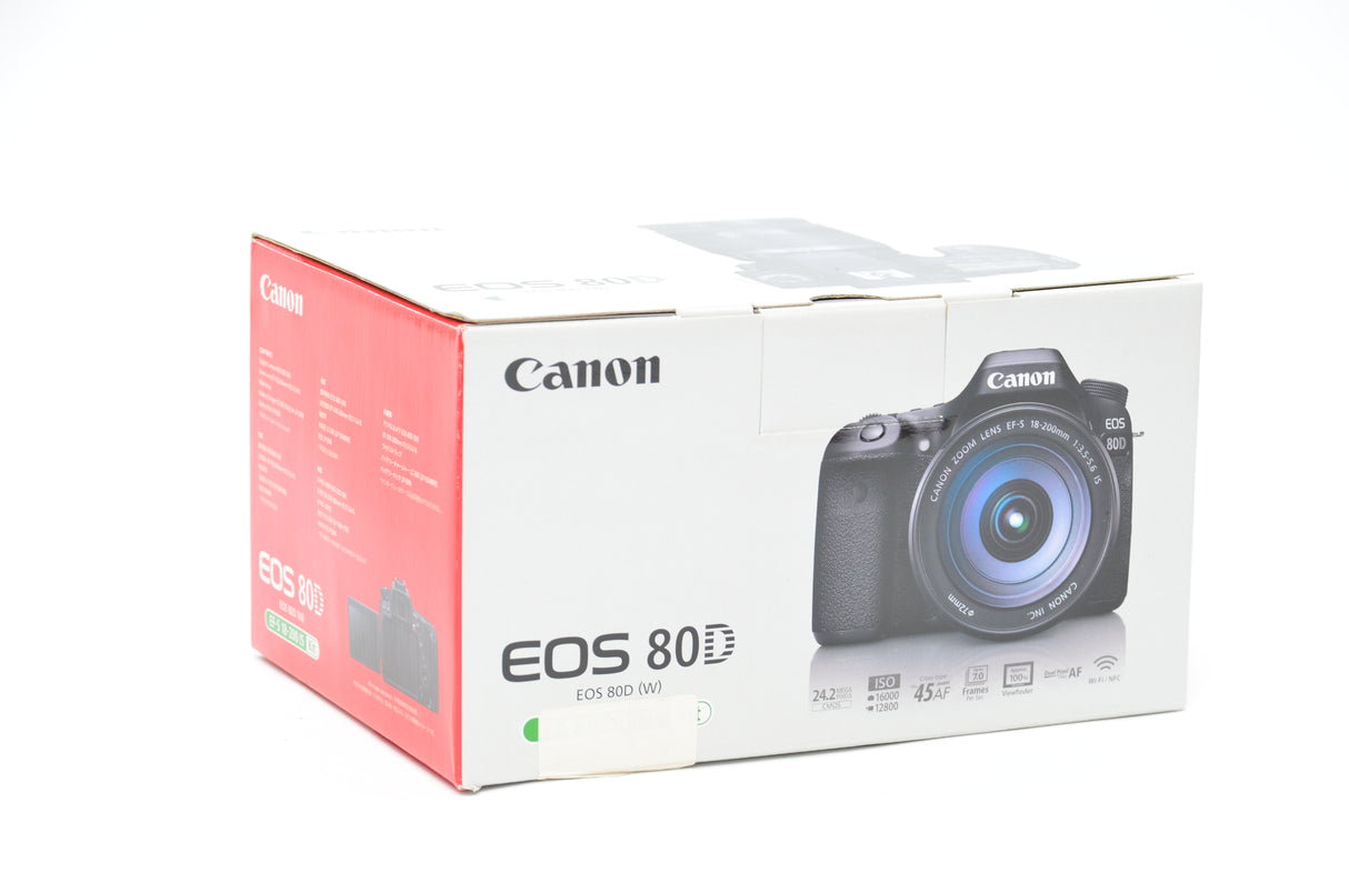 Used Canon EOS 80D DSLR Camera Body Only