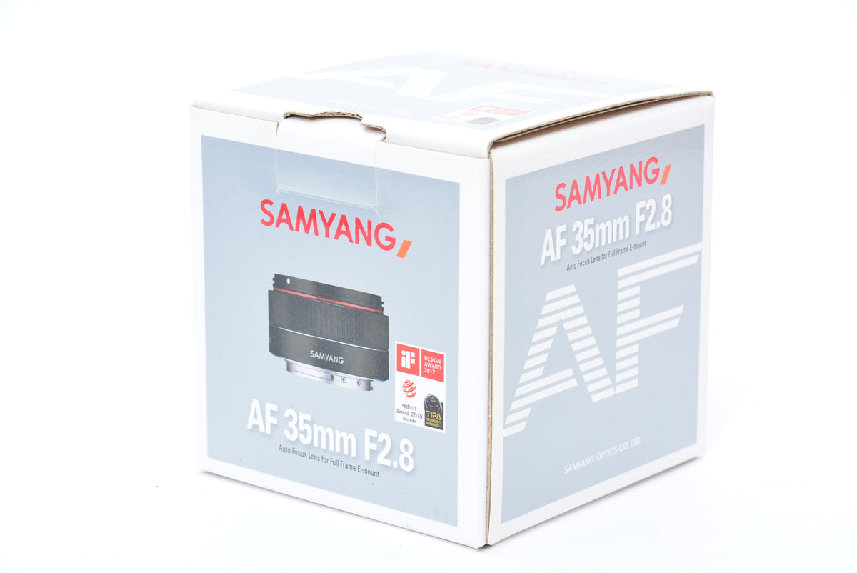 Used Samyang AF 35mm f/2.8 Sony E Pancake Lens