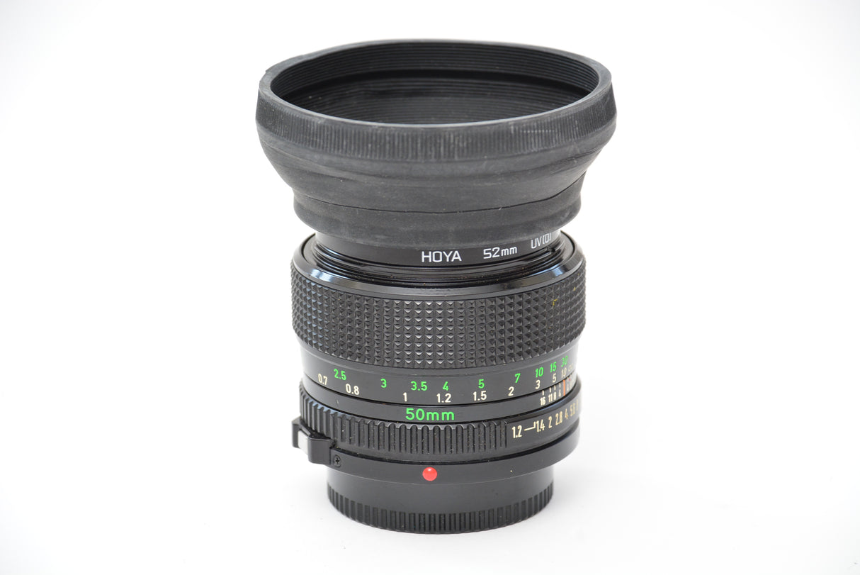 Used Canon 50mm f/1.2 FD Mount Lens
